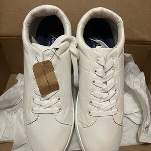 Men's White Sneakers by Jousen Milan